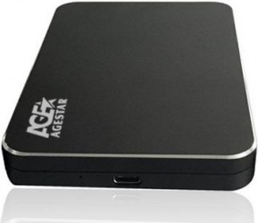 Внешний контейнер для HDD 2.5" SATA AgeStar 31UB2A18C черный