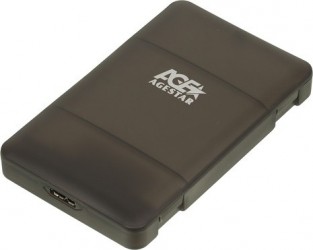 Внешний контейнер для HDD 2.5" SATA AgeStar 3UBCP3 черный