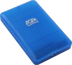 Внешний контейнер для HDD 2.5" SATA AgeStar 3UBCP3 синий