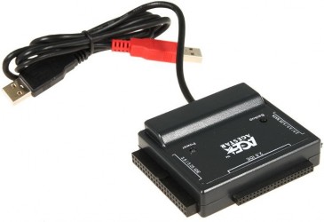Переходник USB to SATA  IDE AgeStar FUBCP черный