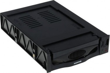 Салазки для жесткого диска (mobile rack) для HDD 3.5" AgeStar SR3P(SW)-1F черный