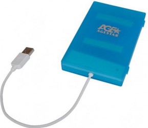 Внешний контейнер для HDD 2.5" SATA AgeStar SUBCP1 синий