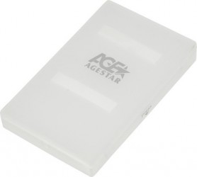 Внешний контейнер для HDD 2.5" SATA AgeStar SUBCP1 белый