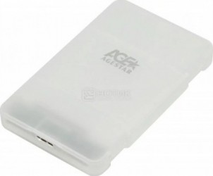 Внешний бокс для 2.5” HDD/SSD AgeStar UBCP3C белый
